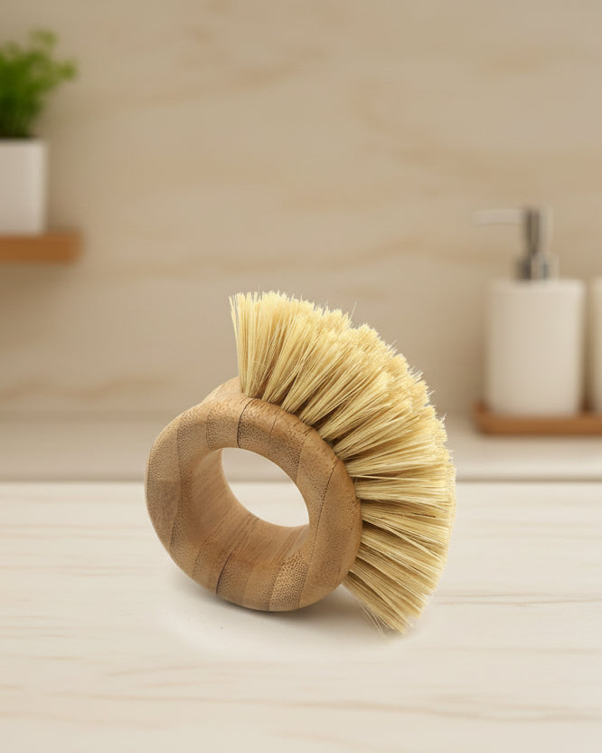 Bambus - Küchenbürste mit Sisalborsten