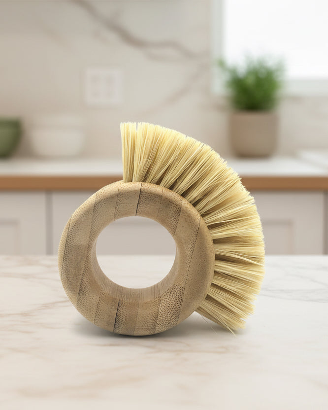 Bambus - Küchenbürste mit Sisalborsten