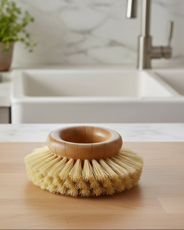 Bambus - Küchenbürste mit Sisalborsten