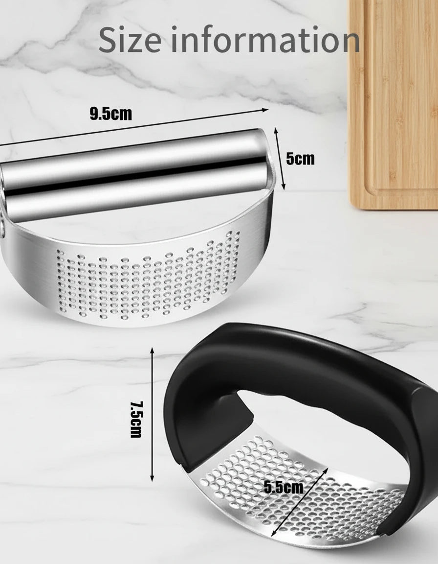 SwingPress Edelstahl-Koblauchpresse