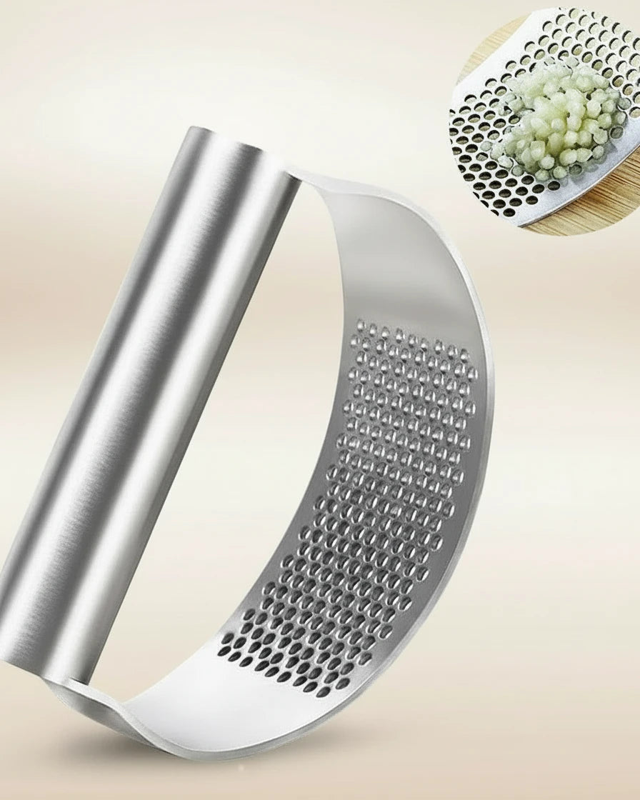 SwingPress Edelstahl-Koblauchpresse