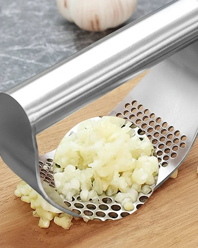 SwingPress Edelstahl-Koblauchpresse